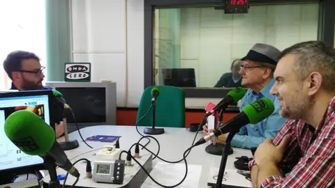 Pablo Otero, Paco Abril y Rafa Gutiérrez Gijón en la Onda 31-03-2017