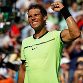 Rafa Nadal celebra su victoria en el Open de Miami Rafa Nadal celebra su victoria en el Open de Miami