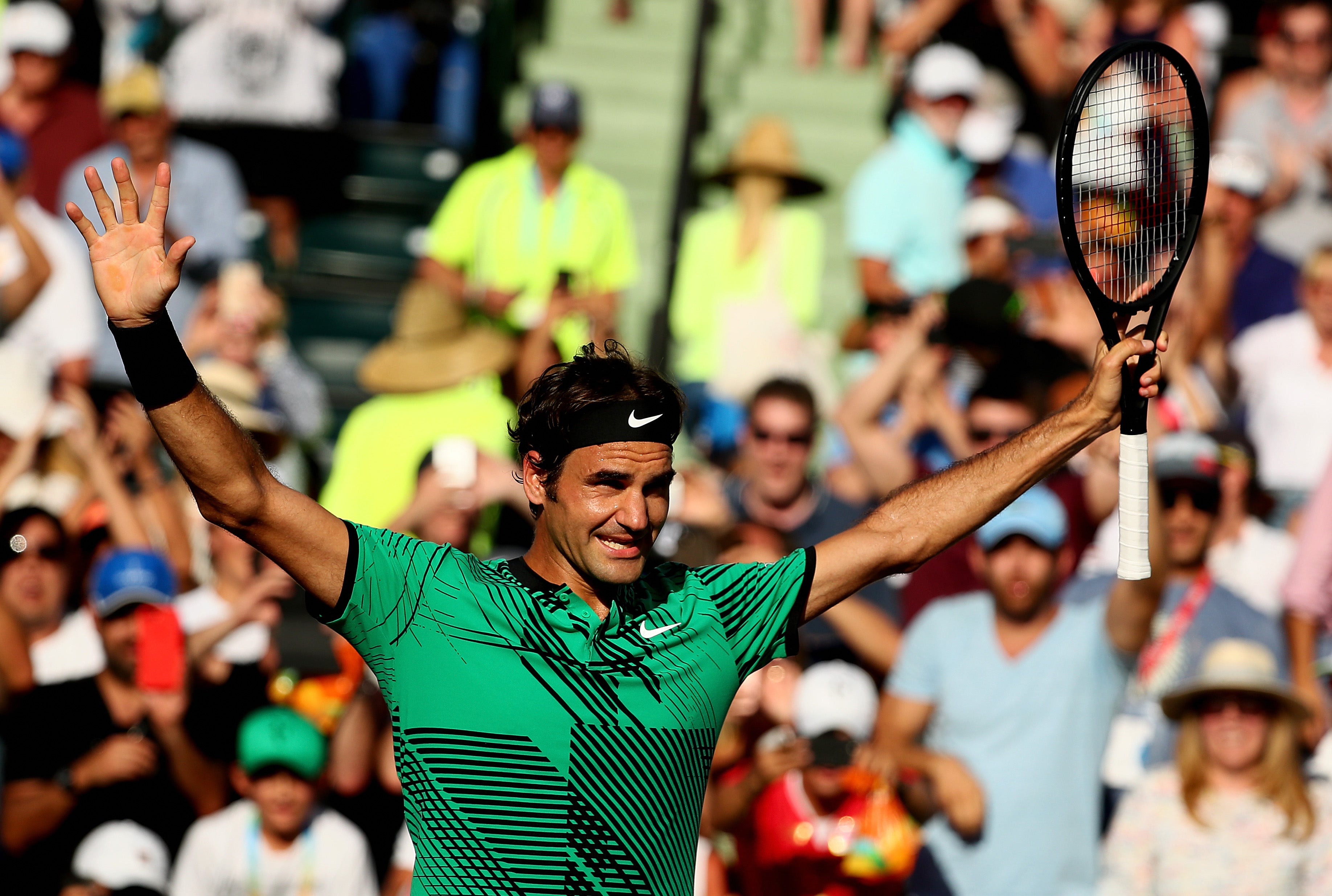 Federer levanta dos bolas de partido ante Berdych para meterse en semifinales en Miami Federer levanta dos bolas de partido ante Berdych para meterse en semifinales en Miami