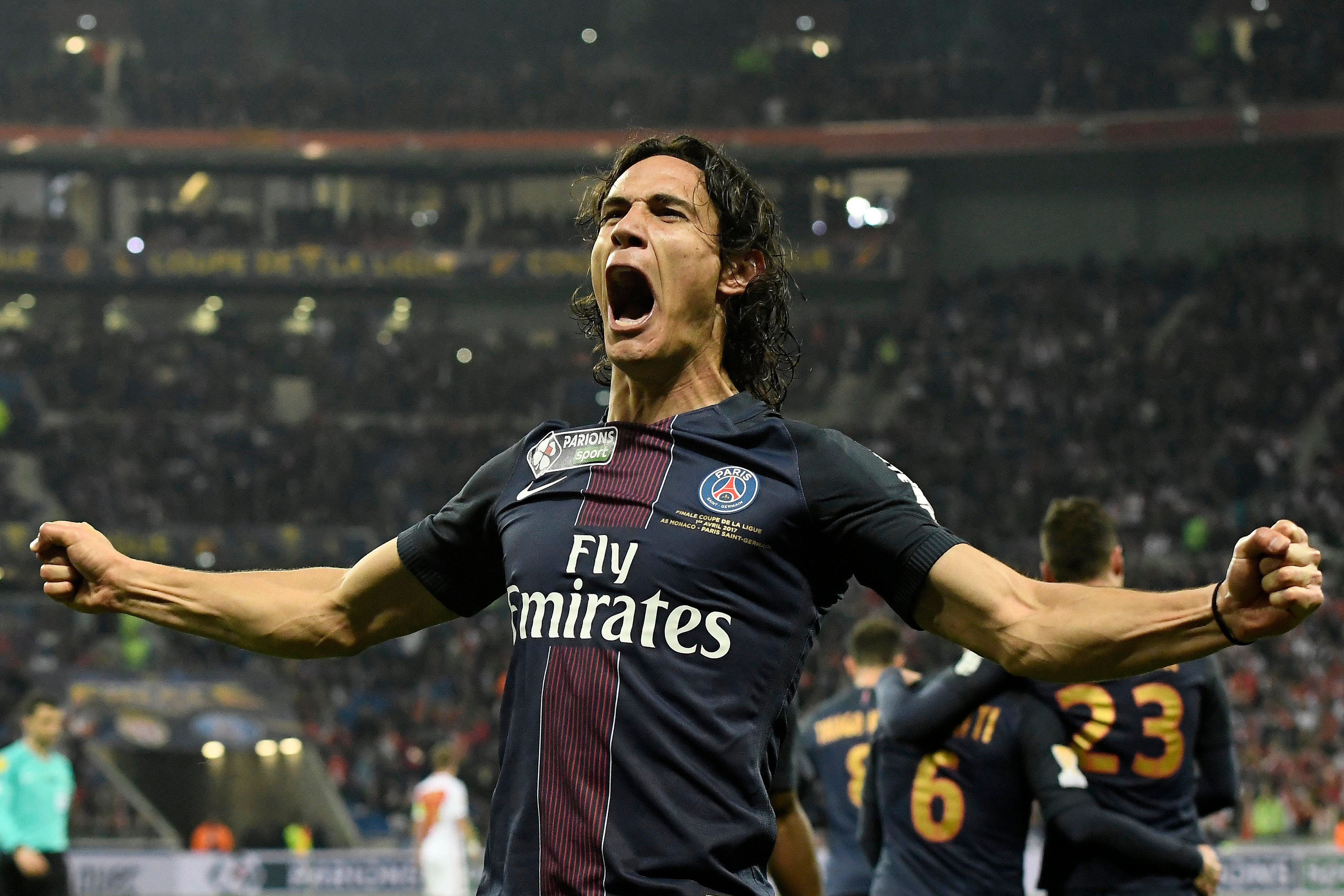 Cavani y Di María dan la Copa de Francia al PSG tras derrotar al Mónaco Cavani y Di María dan la Copa de Francia al PSG tras derrotar al Mónaco