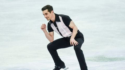 Javier Fern&aacute;ndez, durante el programa largo del Mundial de Helsinki