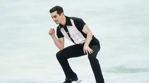 Javier Fernández, durante el programa largo del Mundial de Helsinki Javier Fernández, durante el programa largo del Mundial de Helsinki