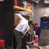 Shaquille O´Neal cabreado Shaquille O´Neal cabreado