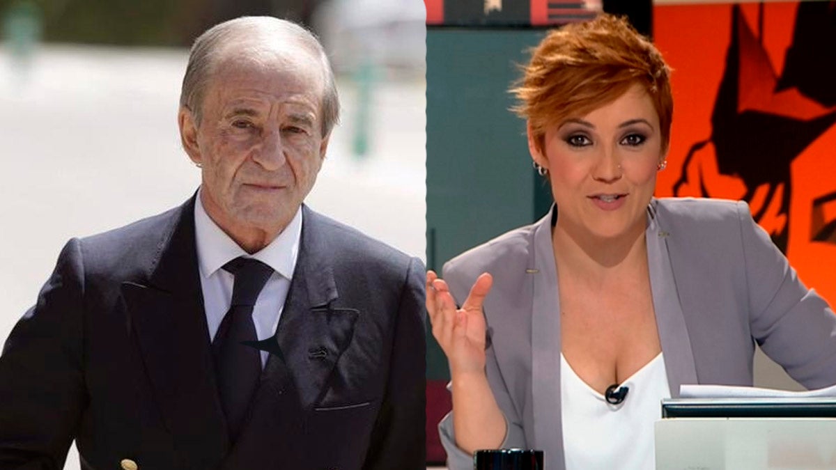 José María García le da una sorpresa a Cristina Pardo en directo José María García le da una sorpresa a Cristina Pardo en directo