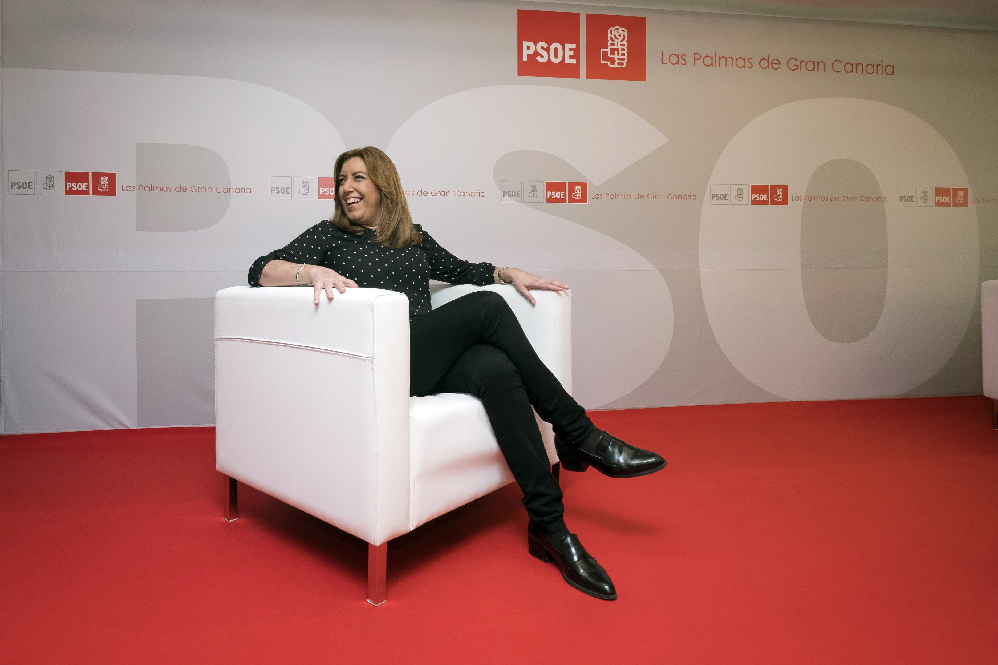 Susana Díaz asegura que si gana integrará a quienes quieran "arrimar el hombro" Susana Díaz asegura que si gana integrará a quienes quieran "arrimar el hombro"