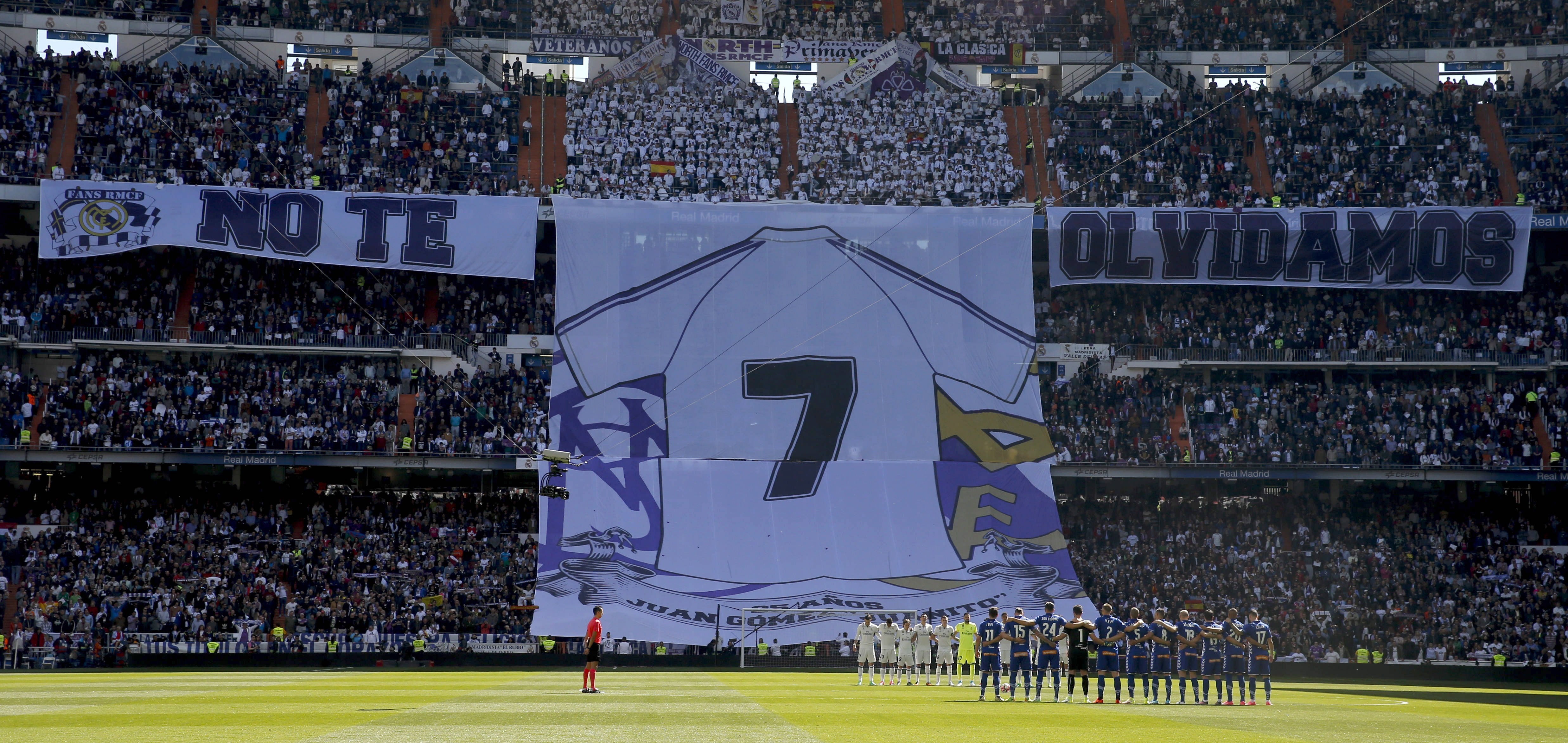 El increíble homenaje del Santiago Bernabéu a Juanito al cumplirse 25 años de su muerte El increíble homenaje del Santiago Bernabéu a Juanito al cumplirse 25 años de su muerte