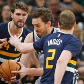 Pau Gasol, en acción ante los Jazz Pau Gasol, en acción ante los Jazz