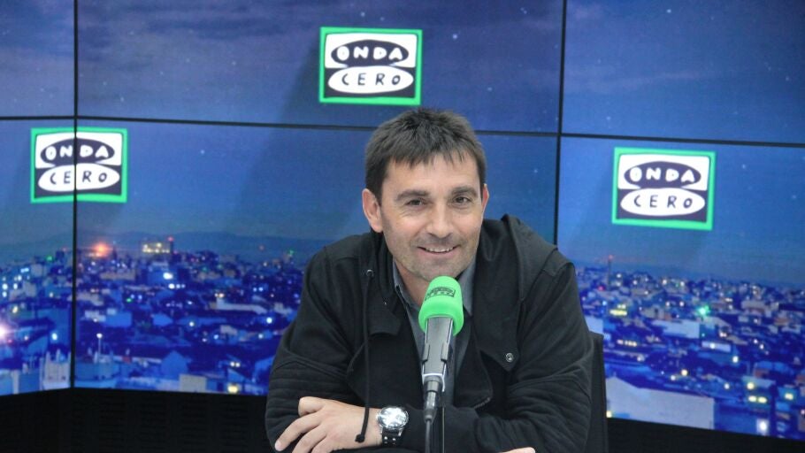Asier Garitano, entrenador del Legan&eacute;s, durante una entrevista en Onda Cero