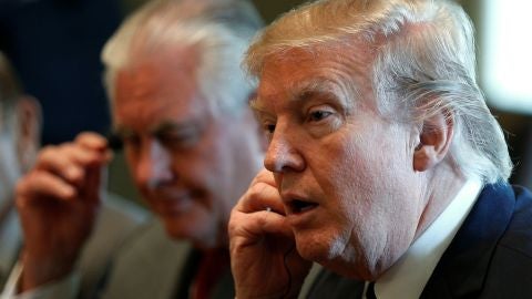 El presidente de Estados Unidos, Donald Trump