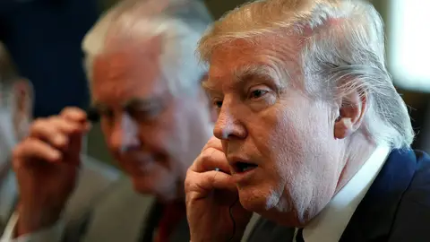 El presidente de Estados Unidos, Donald Trump El presidente de Estados Unidos, Donald Trump
