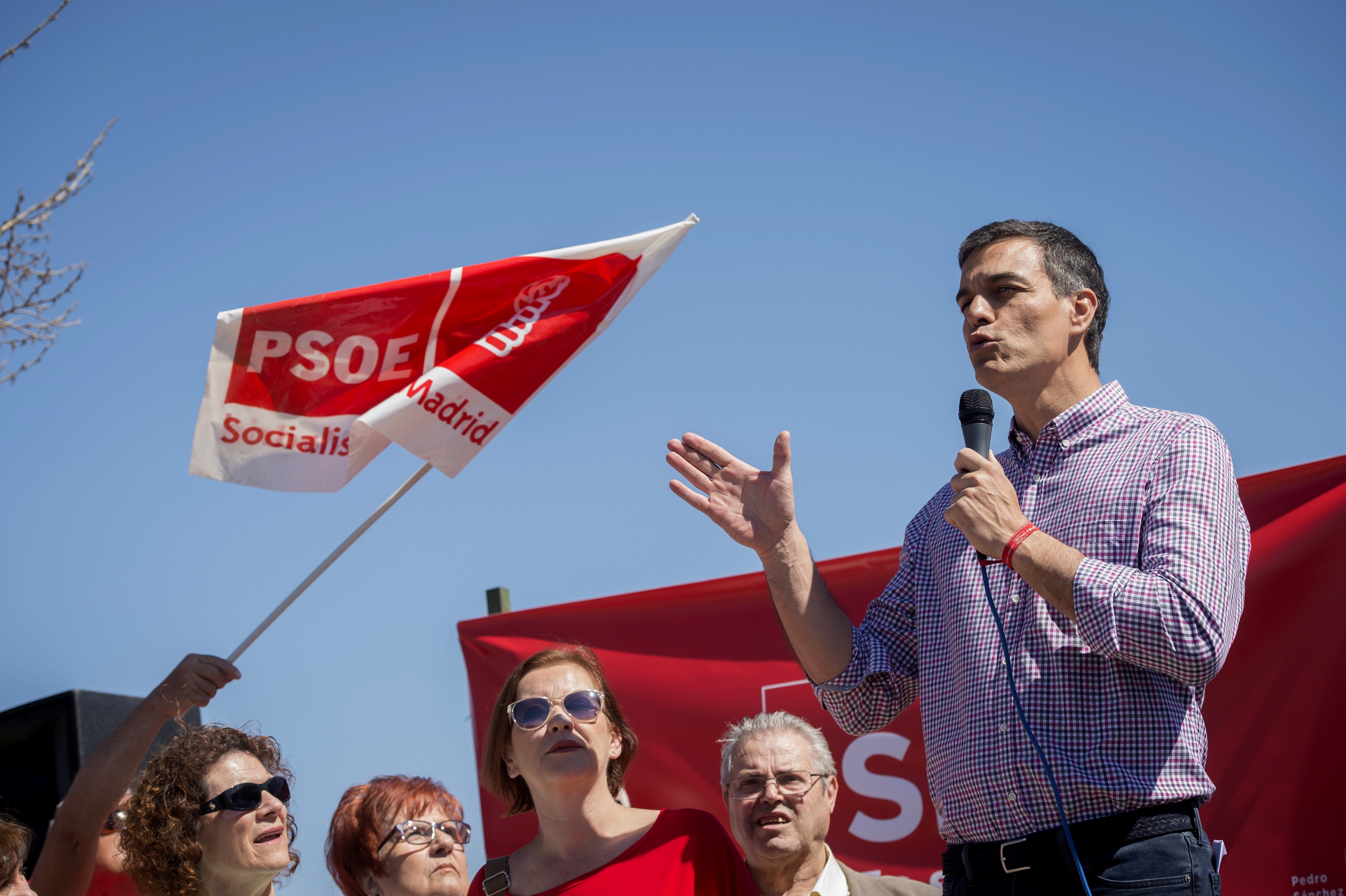 Los tres precandidatos del PSOE recogen avales para poder concurrir a las primarias del PSOE Los tres precandidatos del PSOE recogen avales para poder concurrir a las primarias del PSOE