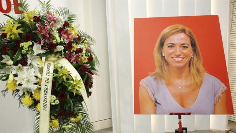 Capilla ardiente Carme Chac&oacute;n