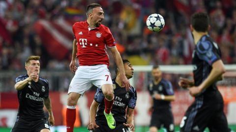 El jugador del Bayern Franck Ribery