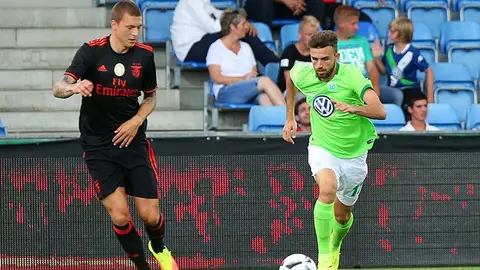 Borja Mayoral en un partido con el Wolfsburgo Borja Mayoral en un partido con el Wolfsburgo