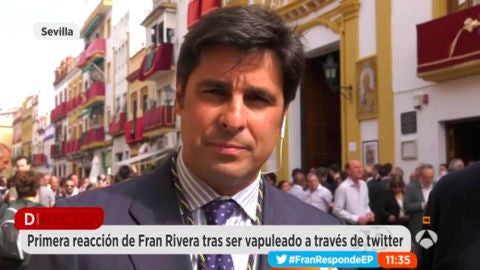 Fran Rivera durante su intervenci&oacute;n en Espejo Publico