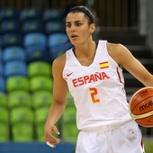 Leticia Romero, durante un partido con España Leticia Romero, durante un partido con España