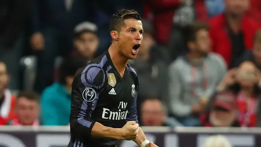 Cristiano Ronaldo celebra su primer gol ante el Bayern de Múnich Cristiano Ronaldo celebra su primer gol ante el Bayern de Múnich