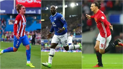 Griezmann, Lukaku e Ibrahimovic Griezmann, Lukaku e Ibrahimovic