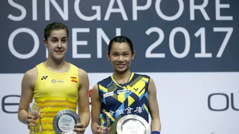 Carolina Marín, en Singapur Carolina Marín, en Singapur