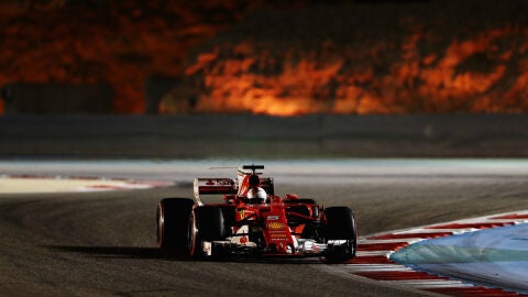 Vettel, en Bar&eacute;in