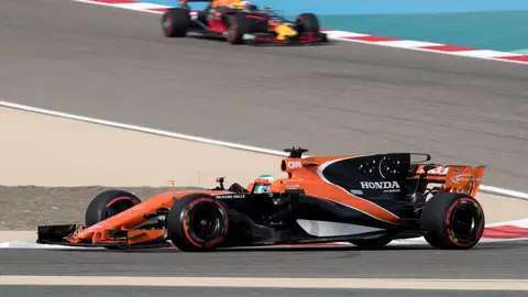 Fernando Alonso, en el GP de Baréin Fernando Alonso, en el GP de Baréin