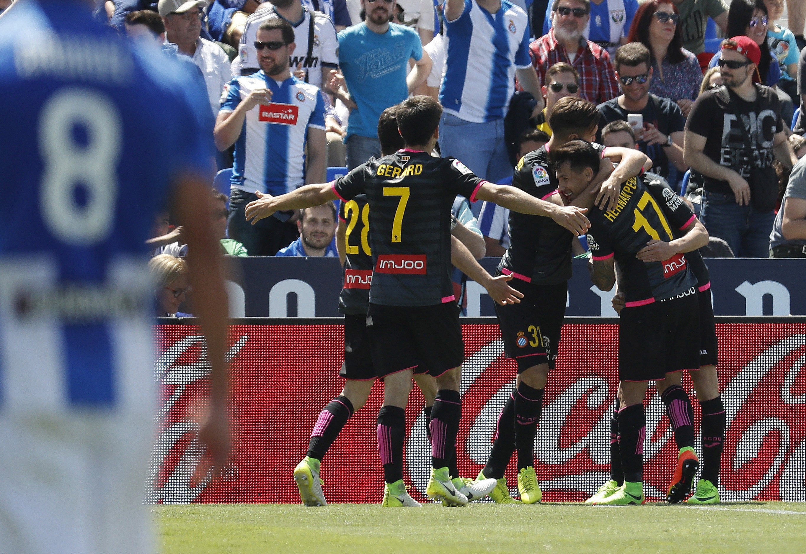 Un golazo de Baptistao da la victoria al Espanyol ante el Leganés en Butarque Un golazo de Baptistao da la victoria al Espanyol ante el Leganés en Butarque