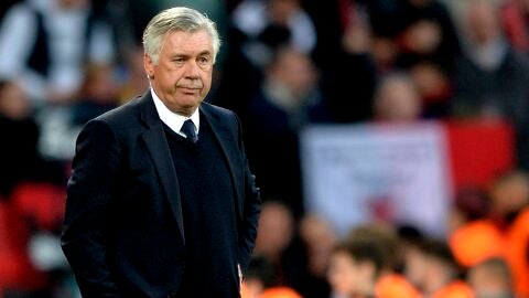 Carlo Ancelotti, en un partido del Bayern de M&uacute;nich