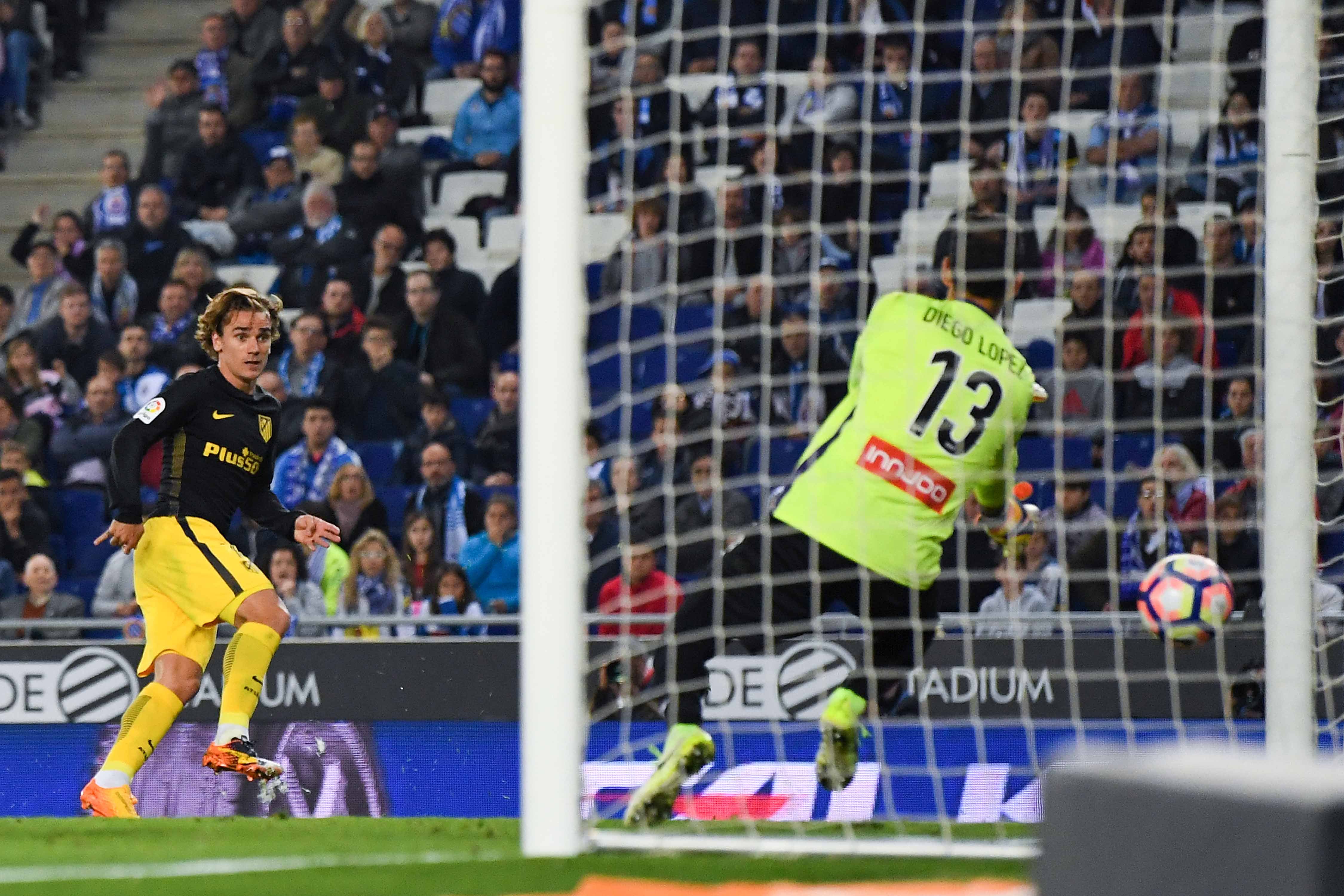 Griezmann da una nueva victoria al Atlético gracias a su gol contra el Espanyol Griezmann da una nueva victoria al Atlético gracias a su gol contra el Espanyol