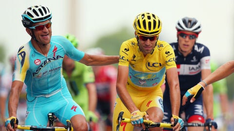 Scarponi, con Nibali