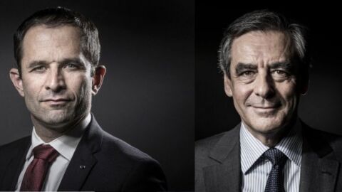Hamon y Fillon