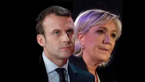 Emmanuel Macron y Marine Le Pen Emmanuel Macron y Marine Le Pen