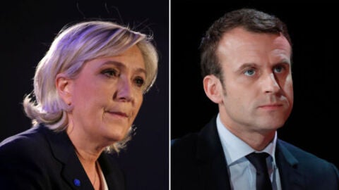 Macron y Le Pen