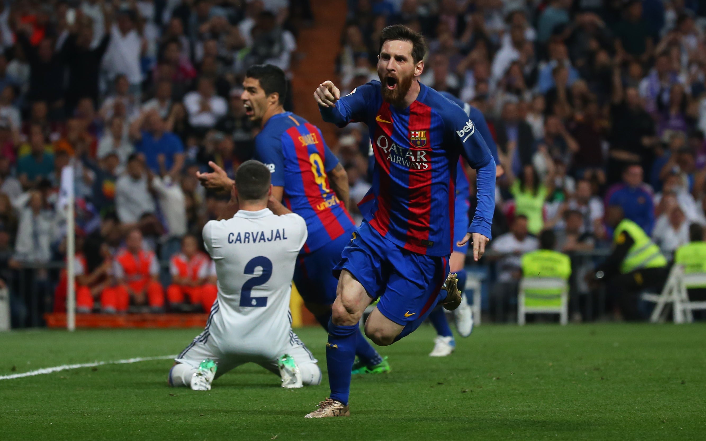 Messi, más Pichichi tras su doblete en el Clásico: así está la tabla de goleadores Messi, más Pichichi tras su doblete en el Clásico: así está la tabla de goleadores