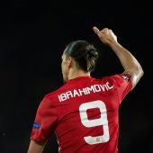 Ibrahimovic celebrando un gol