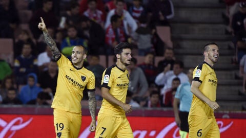 Sandro celebrando uno de sus goles