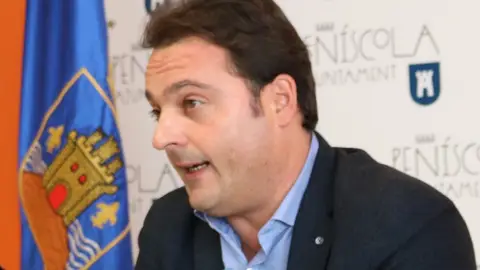 El alcalde de Peñíscola, Andrés Martínez, valora positivamente la adjudicación de las obras. ANDRÉS MARTÍNEZ