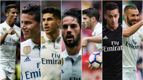 Las alternativas de Zidane para el ataque blanco