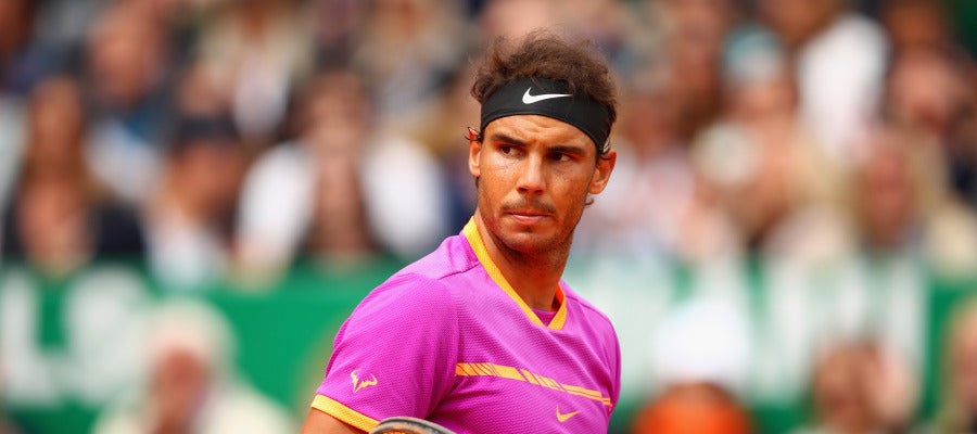 Rafa Nadal celebra un punto en el pasado Masters de Montecarlo Rafa Nadal celebra un punto en el pasado Masters de Montecarlo