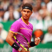 Rafa Nadal celebra un punto en el pasado Masters de Montecarlo
