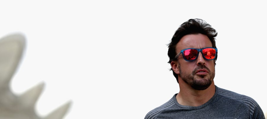 Fernando Alonso durante un Gran Premio Fernando Alonso durante un Gran Premio