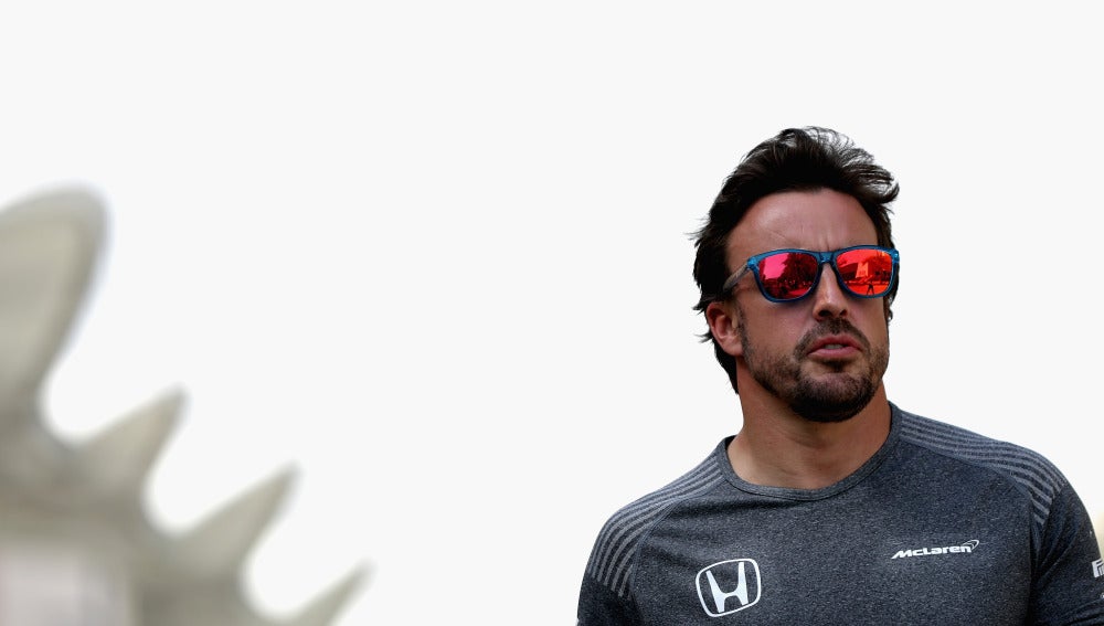 Fernando Alonso durante un Gran Premio