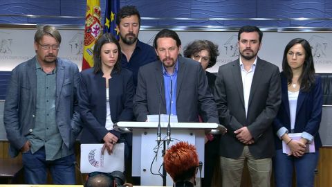 Unidos Podemos plantea una moci&oacute;n de censura contra el PP