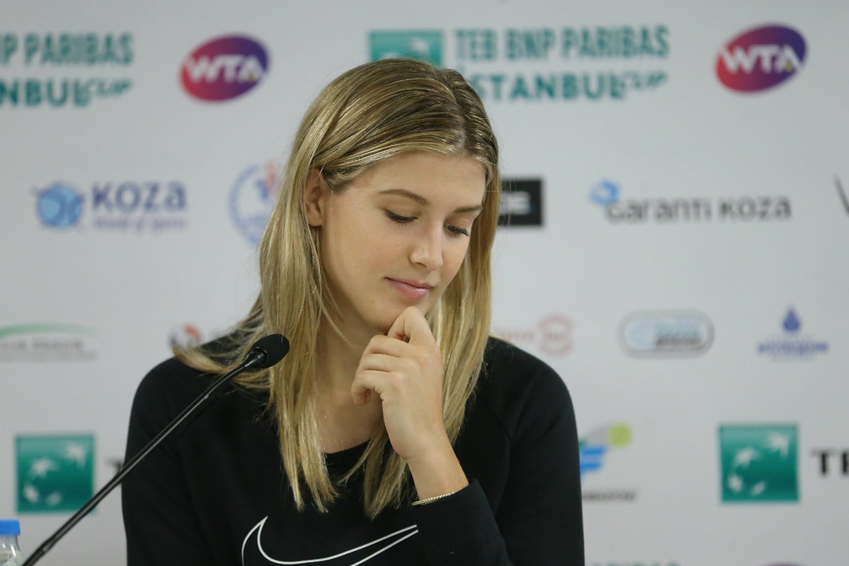 El 'mono' ilegal con el que Genie Bouchard no podrá jugar en Wimbledon El 'mono' ilegal con el que Genie Bouchard no podrá jugar en Wimbledon