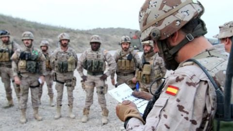 Miembros del Ej&eacute;rcito espa&ntilde;ol