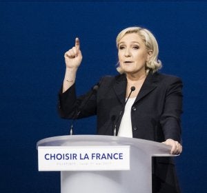 Marine Le Pen, candidata del Frente Nacional a la presidencia de Francia Marine Le Pen, candidata del Frente Nacional a la presidencia de Francia