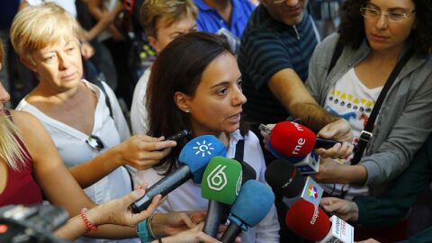 La secretaria general del PSOE-M, Sara Hern&aacute;ndez