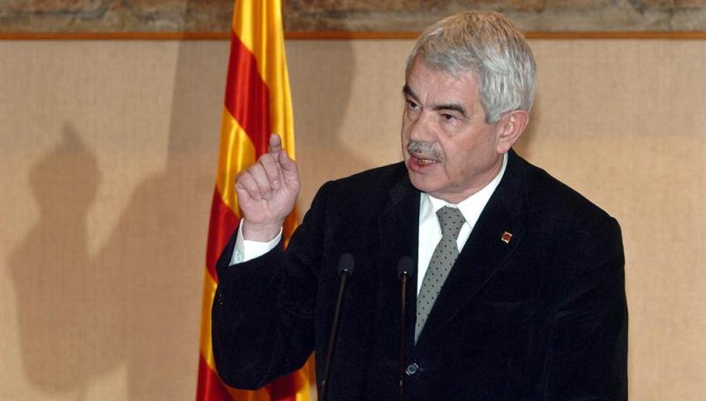 El expresidente de la Generalitat, Pasqual Maragall