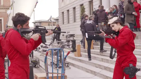 Así se rodó el primer capítulo de ‘La casa de papel’ Así se rodó el primer capítulo de ‘La casa de papel’