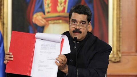 El presidente de Venezuela, Nicol&aacute;s Maduro