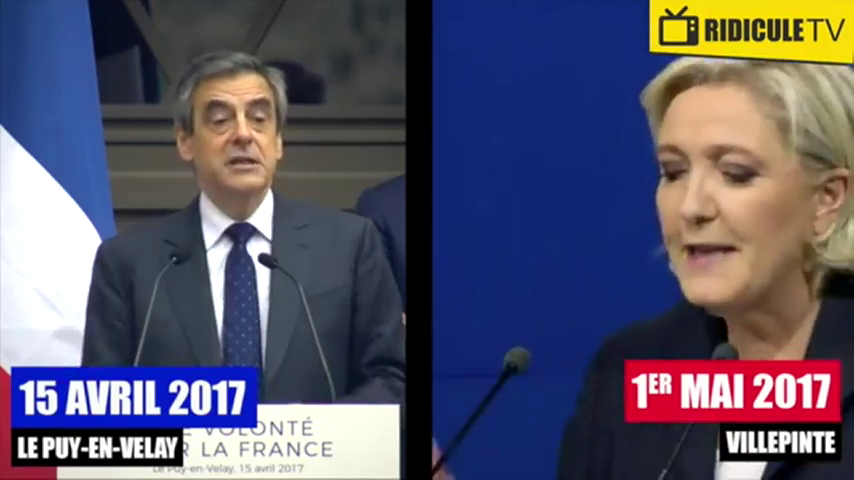 Le Pen, acusada de plagio por copiar un discurso que Fillon pronunció hace semanas Le Pen, acusada de plagio por copiar un discurso que Fillon pronunció hace semanas
